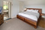 Master bedroom with King bed overlooks the views